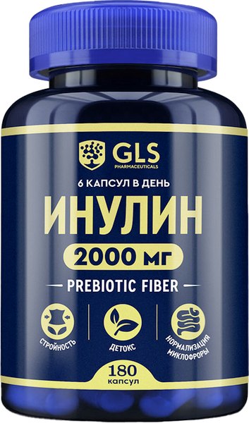 Пищевая добавка GLS Pharmaceuticals Инулин №180 - фото