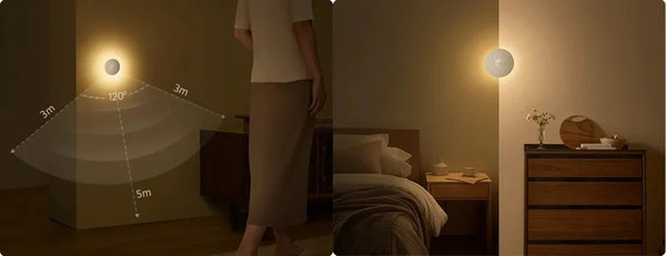 Ночник Xiaomi Night Light 3 с датчиком движения BHR8978GL / 9290041697