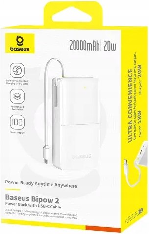 Портативное зарядное устройство Baseus Bipow 2 / P10077101213-01