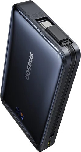 Портативное зарядное устройство Baseus Nomos Qi2 / P10078800123-00