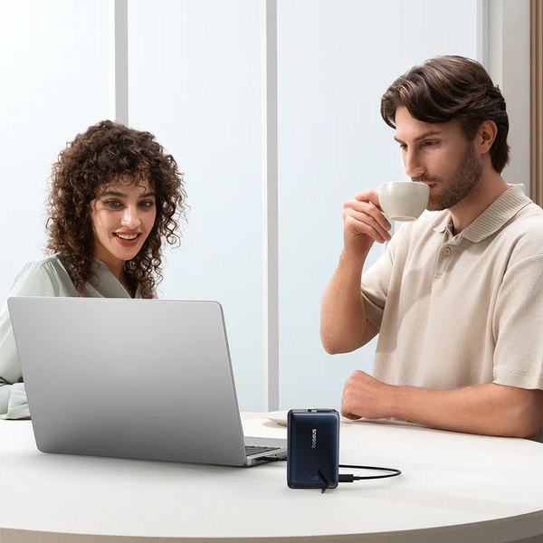 Портативное зарядное устройство Baseus Nomos Qi2 / P10078800123-00