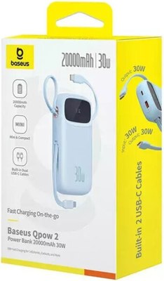 Портативное зарядное устройство Baseus QPow 2 / P10055009313-00