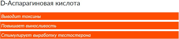 Аспарагиновая кислота CYBERMASS 720мг