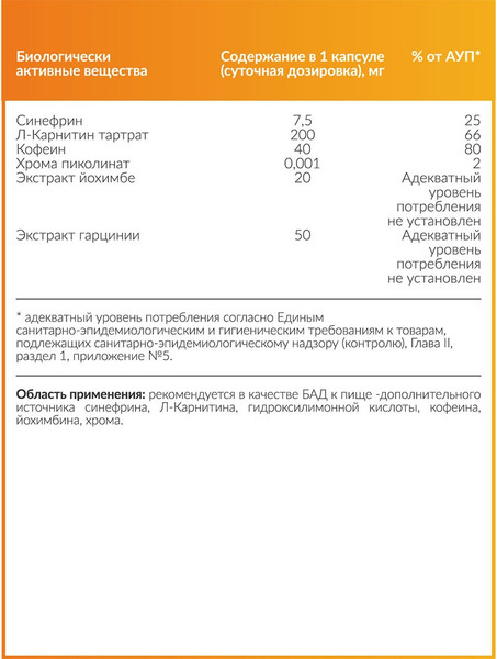 Пищевая добавка CYBERMASS Slim+ 700мг