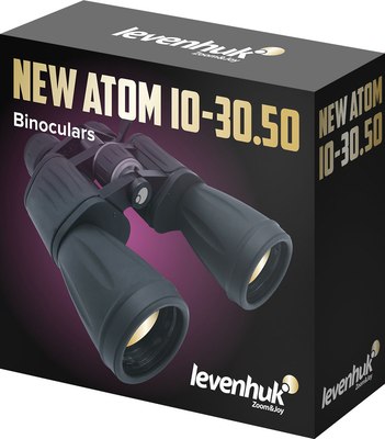 Бинокль Levenhuk New Atom 10–30x50 / 84622