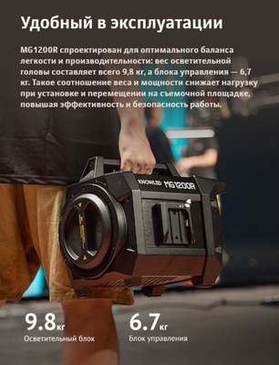 Осветитель студийный Godox Knowled MG1200R / 31938