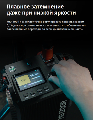 Осветитель студийный Godox Knowled MG1200R / 31938