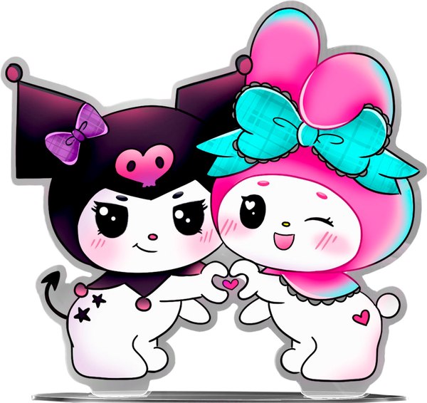 Фигурка коллекционная Happy Valley Кроличьи шалости. Подружки. С наклейками / 10607394 - фото