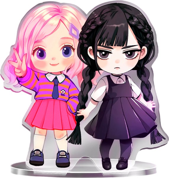 Фигурка коллекционная Happy Valley Темная история. Подружки. С наклейками / 10607392 - фото