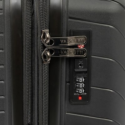Чемодан на колесах Valigetti 344-PP20/2-20BLK