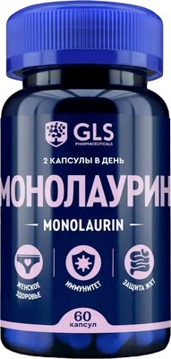 Комплексная пищевая добавка GLS Pharmaceuticals Монолаурин №60 - фото