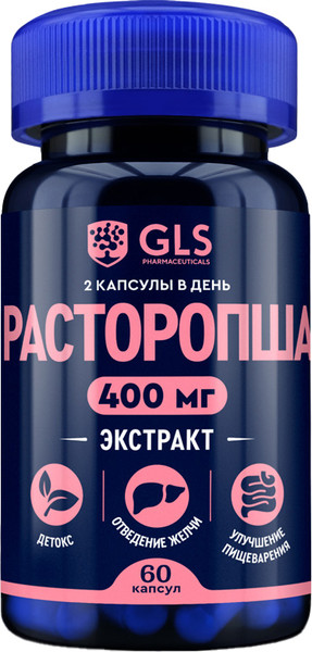 Пищевая добавка GLS Pharmaceuticals Расторопша №60 - фото