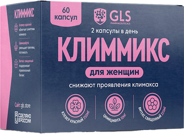 Пищевая добавка GLS Pharmaceuticals Климмикс №60 - фото
