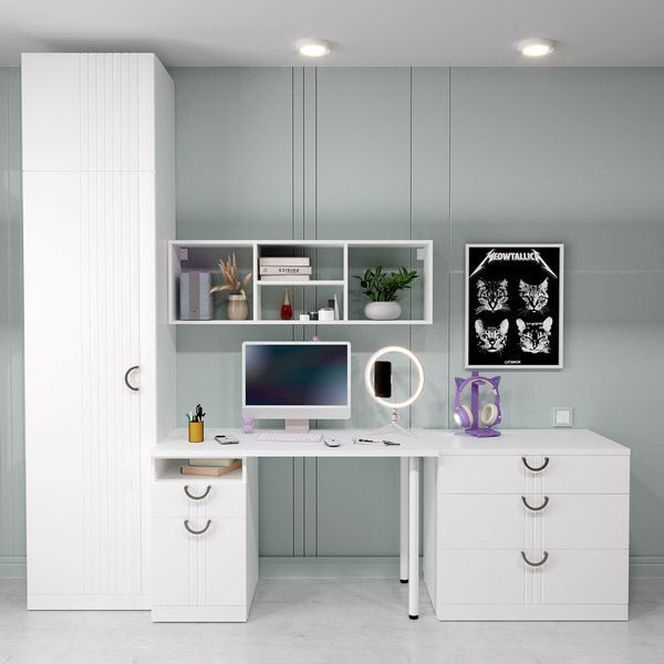 Шкаф-пенал Аквилон Санти №5.1