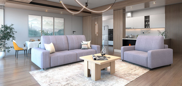 Диван Rivalli Уолтер УП 1000 + 1000