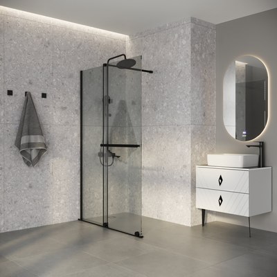 Душевая стенка Niagara Nova NG-671-90BLACK 90x200