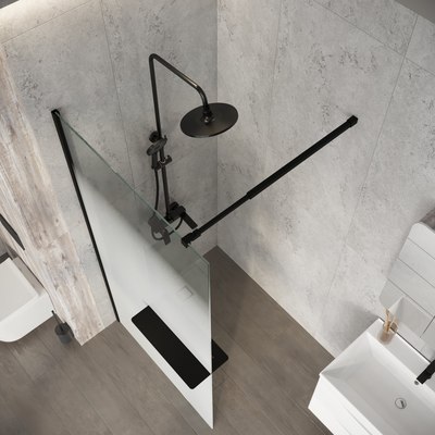 Душевая стенка Niagara Nova NG-582-90BLACK 90x200