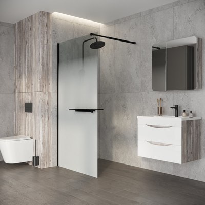 Душевая стенка Niagara Nova NG-582-90BLACK 90x200