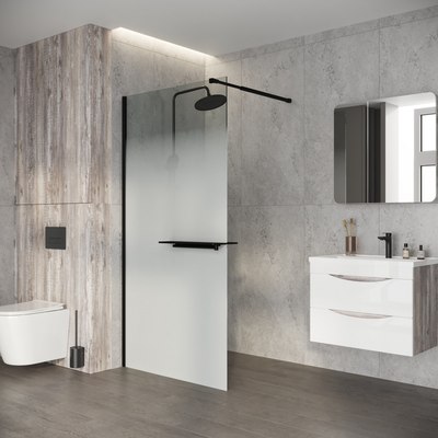 Душевая стенка Niagara Nova NG-582-10BLACK 100x200