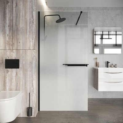 Душевая стенка Niagara Nova NG-582-10BLACK 100x200