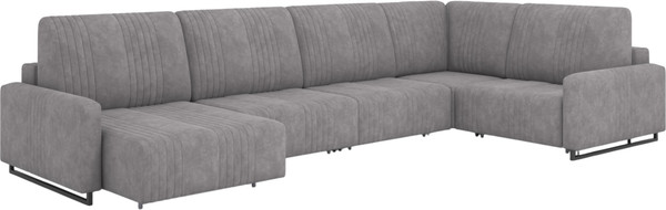 Диван П-образный Rivalli Уолтер УП 1000 + 1000 + оттоманка + угловая секция + 1000 - фото