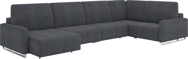 Диван П-образный Rivalli Уолтер УП 1000 + 1000 + оттоманка + угловая секция + 1000 - фото