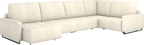 Диван П-образный Rivalli Уолтер УП 1000 + 1000 + оттоманка + угловая секция + 1000 - фото
