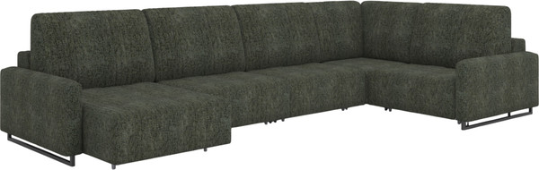 Диван П-образный Rivalli Уолтер УП 1000 + 1000 + оттоманка + угловая секция + 1000 - фото