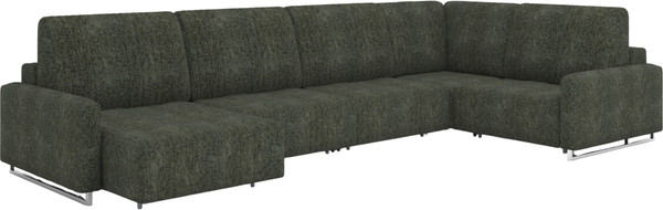 Диван П-образный Rivalli Уолтер УП 1000 + 1000 + оттоманка + угловая секция + 1000 - фото