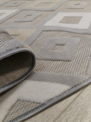 Ковер Radjab Carpet Сканди Сизаль Прямоугольник 10948A / 12283RK