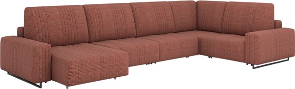 Диван П-образный Rivalli Уолтер ШП с оттоманкой - фото