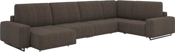 Диван П-образный Rivalli Уолтер ШП с оттоманкой - фото