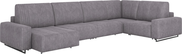 Диван П-образный Rivalli Уолтер ШП 1000 + 1000 + оттоманка + угловая секция + 1000 - фото