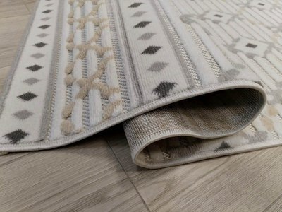 Ковер Radjab Carpet Сканди Сизаль Прямоугольник 10706A / 12247RK