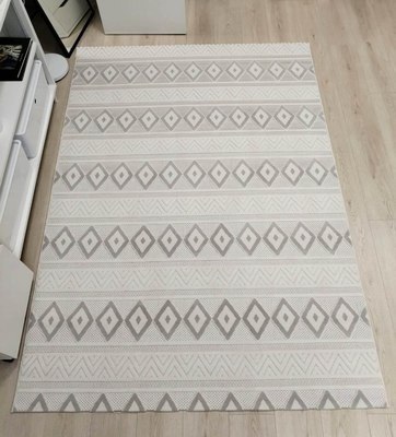 Коврик Radjab Carpet Сканди Сизаль Прямоугольник 10926C / 12253RK
