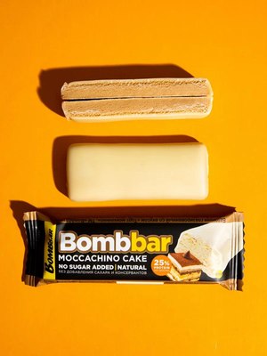 Набор протеиновых батончиков Bombbar Торт моккачино