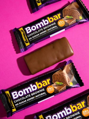 Набор протеиновых батончиков Bombbar Шоколадный брауни