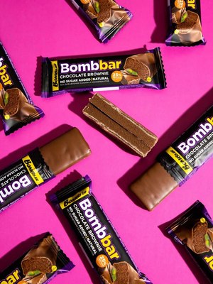 Набор протеиновых батончиков Bombbar Шоколадный брауни