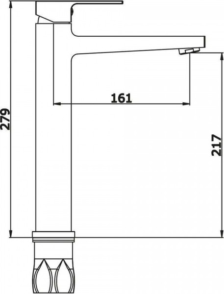 Смеситель Vieir V393512S