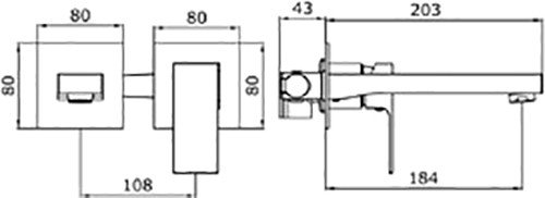 Смеситель Vieir V393513F