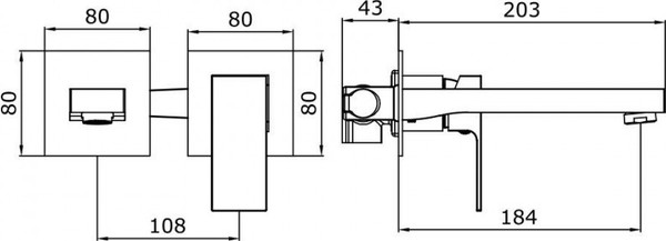 Смеситель Vieir V393513S