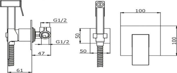 Гигиенический душ Vieir V393553