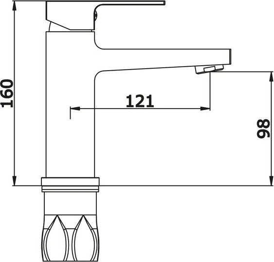 Смеситель Vieir V393511F