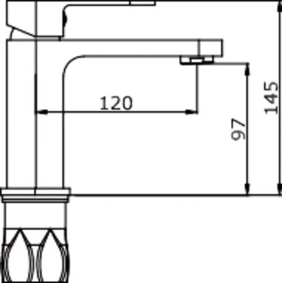 Смеситель Vieir V283511С