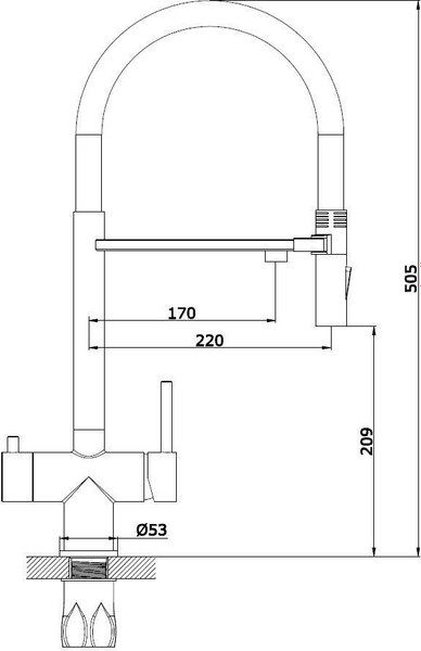 Смеситель Vieir V15019S