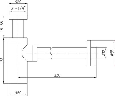 Сифон Vieir VRQ34YF