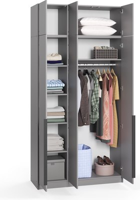 Шкаф Soma Lord Black 3-х створчатый 120x240