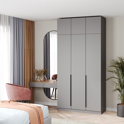 Шкаф Soma Lord Black 3-х створчатый 120x240