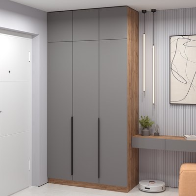 Шкаф Soma Lord Black 3-х створчатый 120x240