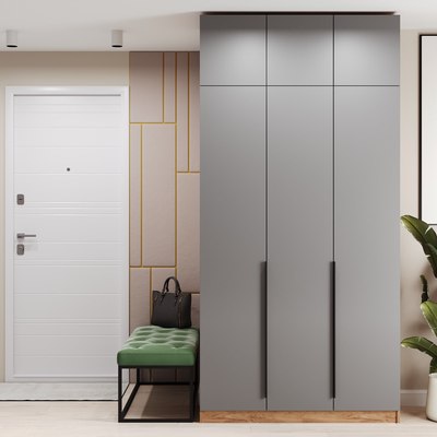 Шкаф Soma Lord Black 3-х створчатый 120x240